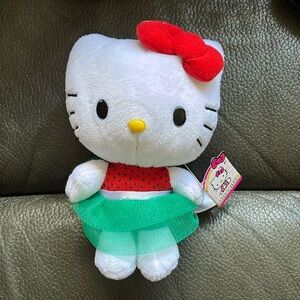 Cute hello kitty in watermelon dress